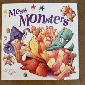 MESS MONSTERS BY BETH SHOSHAN (1988) Large BOARD BOOK Children’s